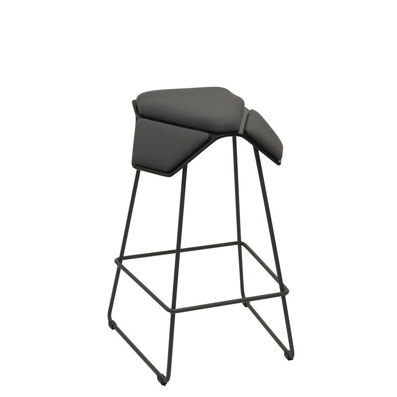 saddle, ergonomic, chair, bar stool, wood, design, finnish, furniture, school - myKolme Iloa plus bar ash grey fame