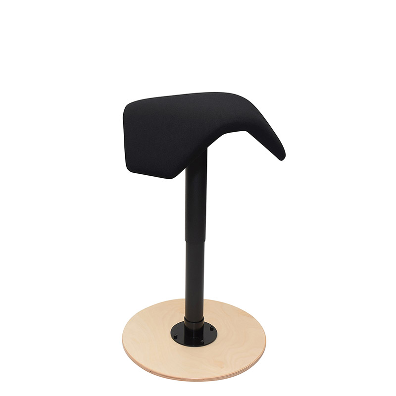 saddle, ergonomic, chair, stool, wood, design, finnish, furniture, school - myKolme liiky joy birch fame black