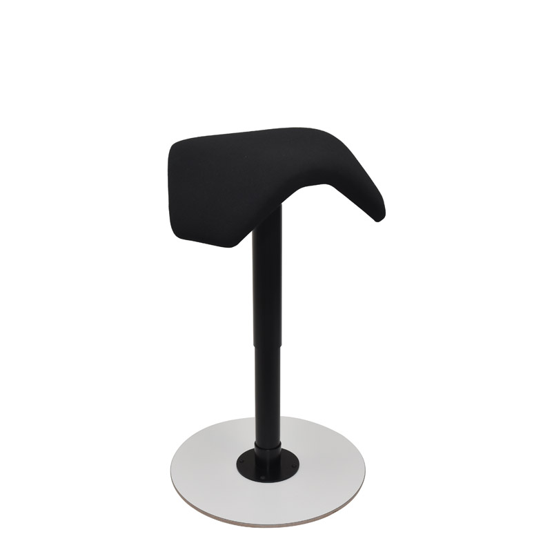 saddle, ergonomic, chair, stool, wood, design, finnish, furniture, school - myKolme liiku joy white fame black